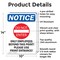 Signmission Only Employees Beyond OSHA Notice Sign, Aluminum, 10in W x 14in L, 2PK OS-2PACK-NS-A-1014-V-16994 - alternate 2